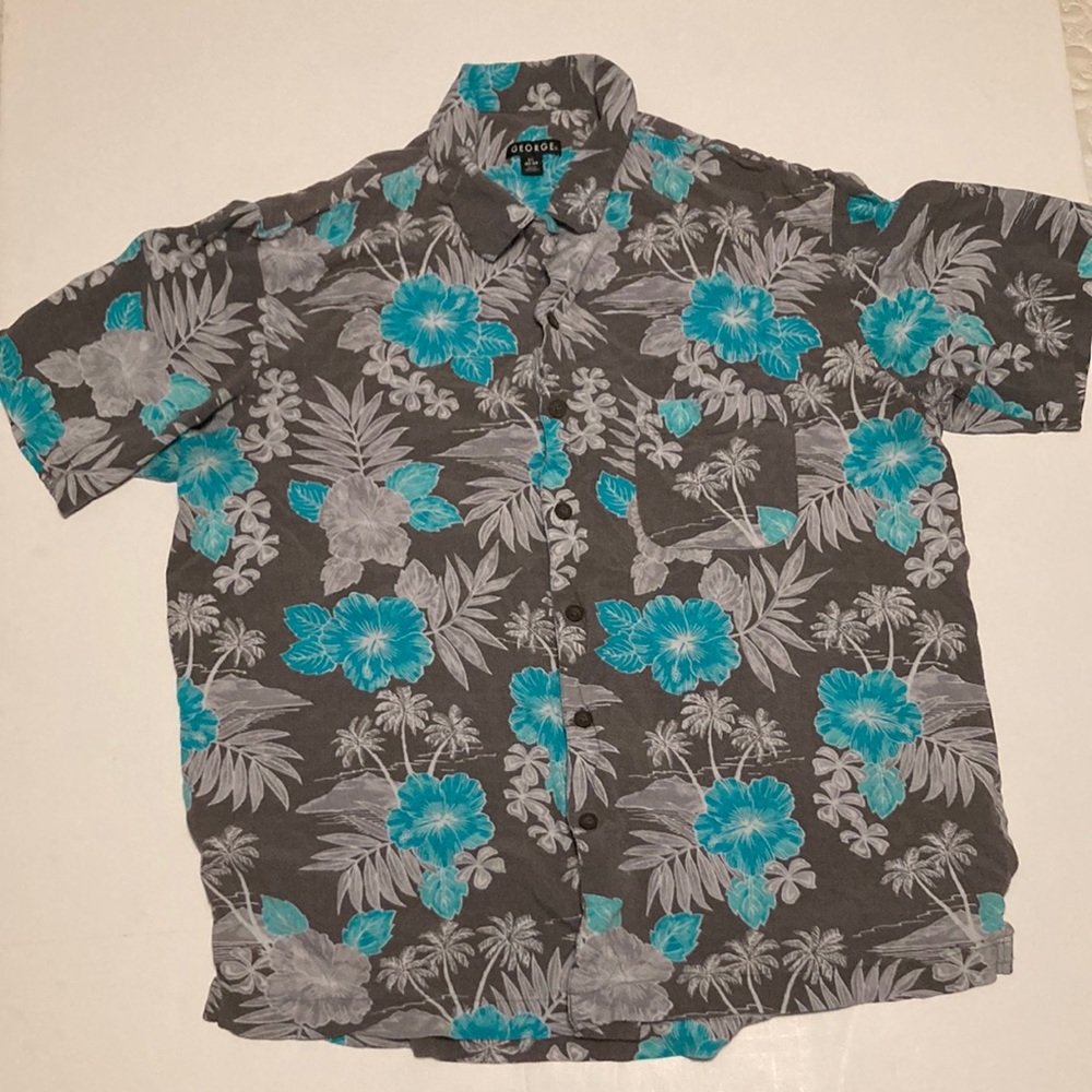 George short sleeve button down
